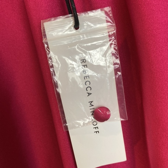 Rebecca Minkoff NWT WHITNEY DRESS Kjole - fuschia Sz 12 Office Resort Work Party - Picture 13 of 16